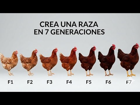 Cómo crear tu propia raza de gallinas desde cero en 7 generaciones 