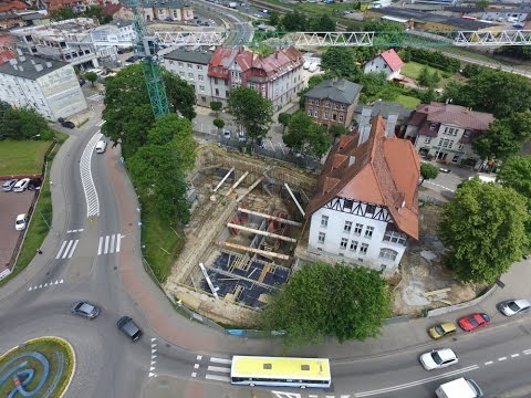 Obudowa wykopu w technologii DSM 