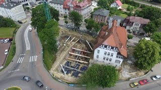 Obudowa wykopu w technologii DSM 