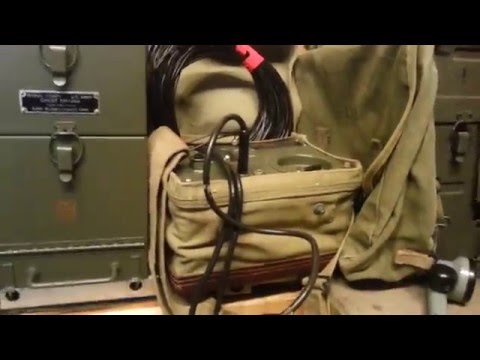 Two WW 2 SCR-508 Tank Radios in Remote Operation