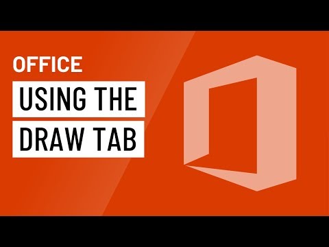 Office Using the Draw Tab