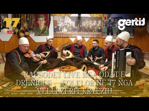 Rapsodët LIVE nga ODAT e Drenicës — FOLKLOR në T7 nga Vëllezërit Kryeziu | T7