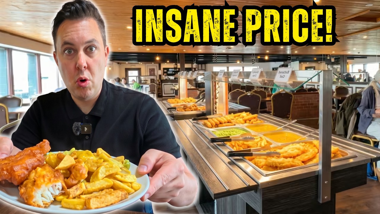 Finding the World's ONLY Fish & Chip BUFFET in a TINY SCOTTISH TOWN!