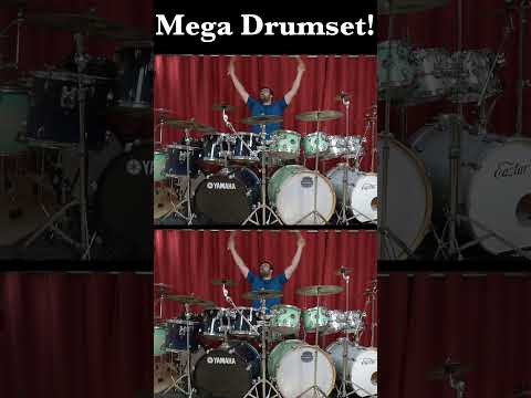 My Epic Mega-Drumset!