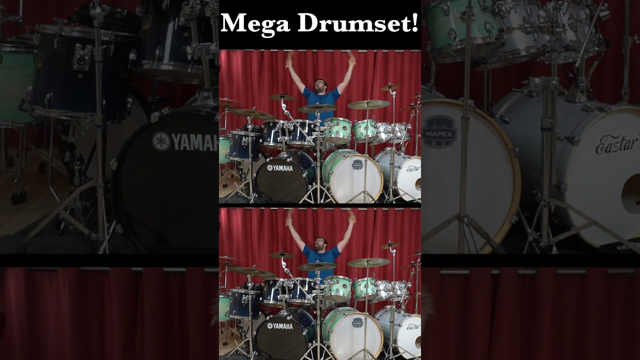 My Epic Mega-Drumset!