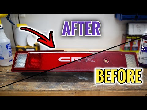 How To Restore a Honda CRX Center Garnish