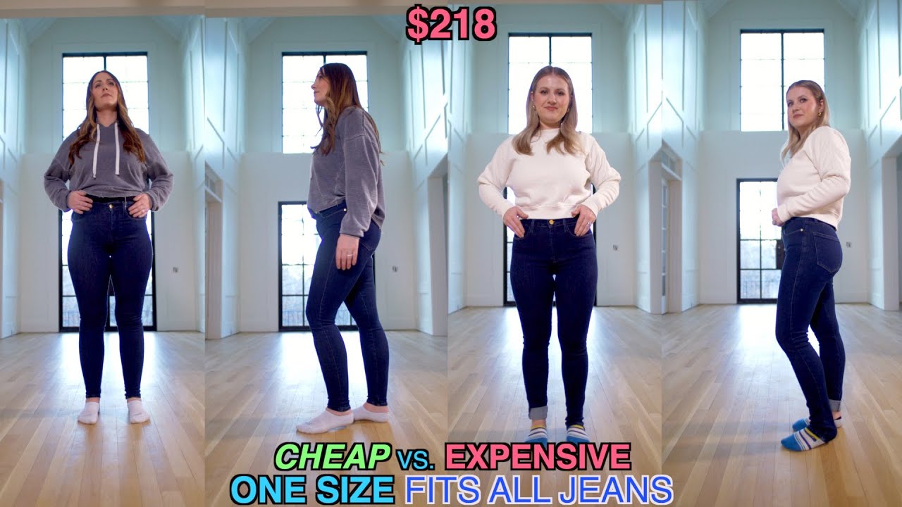 Comparing ONE SIZE FITS ALL JEANS! Do They Fit!