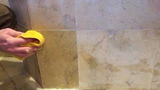 marble shower soap scum removal