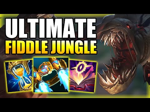 HOW TO PLAY FIDDLESTICKS JUNGLE WITH INSANE TEAMFIGHT ULTS! Best Build/Runes Guide League of Legends