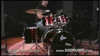 Video thumbnail for Gretsch Renegade Beginner Drum Set Demonstration - X8 DRUMS by X8 Drums