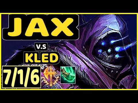 MAGIFELIX (JAX) vs KLED - 7/1/6 KDA TOP CHALLENGER GAMEPLAY - EUW