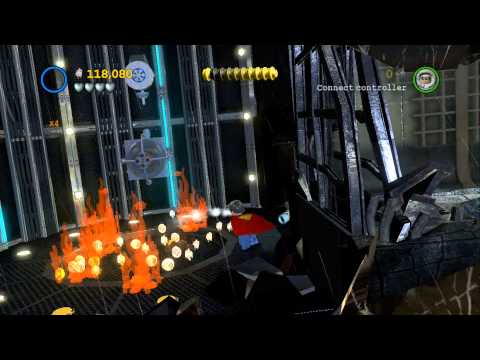 LEGO Batman 2 DC Super Heroes 100% Guide - Tower Defiance (All Minikits, Citizen in Peril)