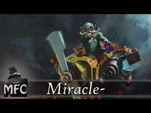 Miracle- & qojqva  --VS--  w33 &  AfterLife  - Ranked Match - Dota 2.