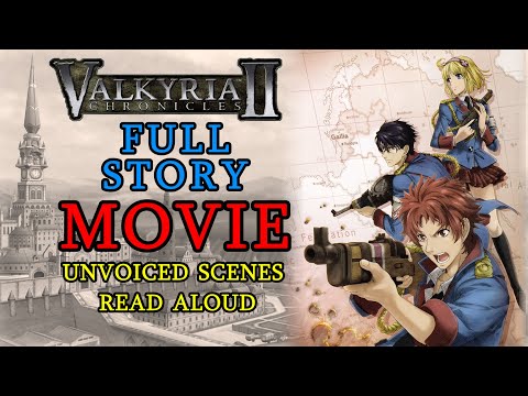 Valkyria Chronicles 2 Full Game Movie - All Story Cutscenes & Interactions (Read in English)