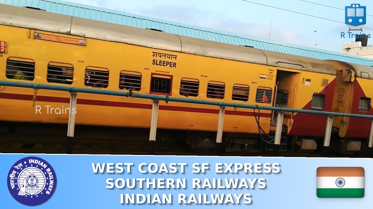 Chasing West Coast SuperFast Express Train | Train Numbers 22637 22638