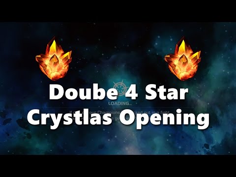 Double 4 Star Crystals Opening
