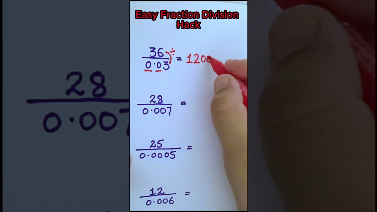 Bombastic Fraction Hack ||  Maths Multiplication Hacks ||  #maths #mathtricks  #quickmathtips