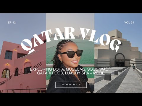 SOLO TRIP TO DOHA, QATAR✈️| luxury hotel & spa, museums, traditional food, souq waqif, gold shopping