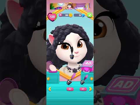 Encanto Makeover - my talking angela 2 🤎 #shorts #mytalkingangela2 #cosplay