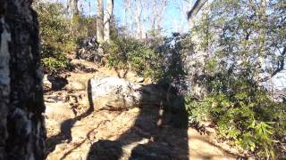 The bigger drop on Bennett Gap Trail