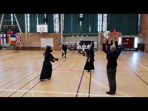 Stockholm Kendo Open 2018, Team class, Yurie - Lukas