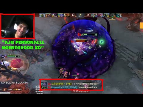 RUSMAN RUBICK DI SOLO CRHONO SAMA BABANG IYD WKWK | Rusman Dota 2 Clips