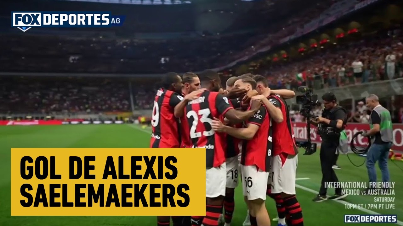 🔥😎 GOL DE Alexis Saelemaekers | AC Milan 1-0 Cagliari | Serie A 2026 | Jornada 38