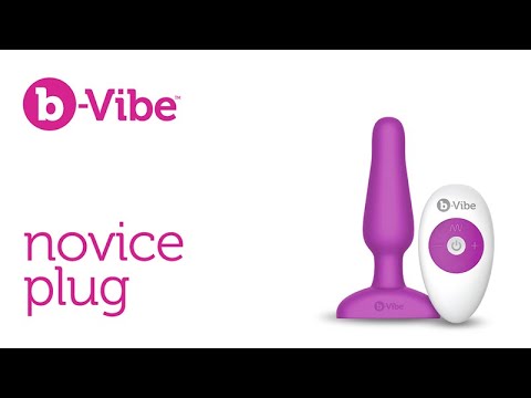 Dreamtoys B-VIBE NOVICE PLUG Juodas video