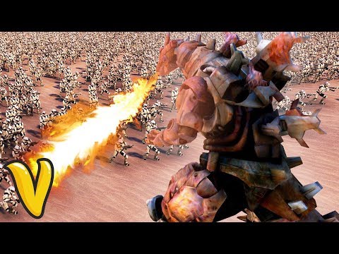 GODZILLA VS 10000 HALO SPARTANS! Ultimate Epic Battle Simulator Funny Moments