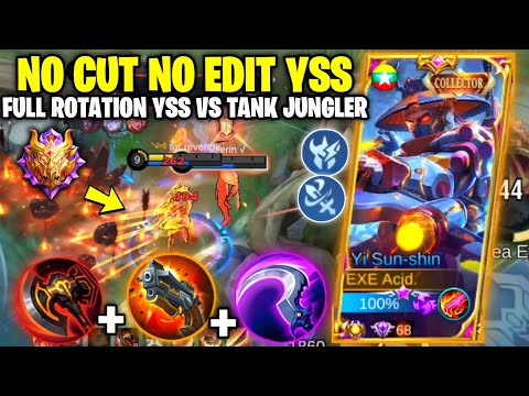 SAVAGE!! NO CUT NO EDIT Full Rotation Yi Sun Shin VS Tank Jungler!! Tips & Trick Farming Yss 2023