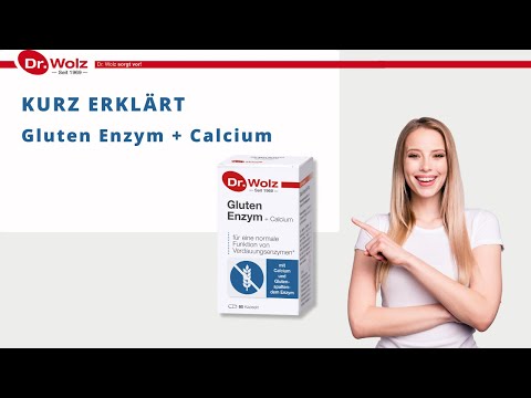Kurz erklärt: Gluten Enzym + Calcium von Dr. Wolz