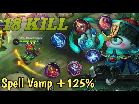 18 KILLS, CYCLOPS SPELL VAMP +125% NEW REVAMP JUNE 2023 - INSANE LIFESTEAL!!!
