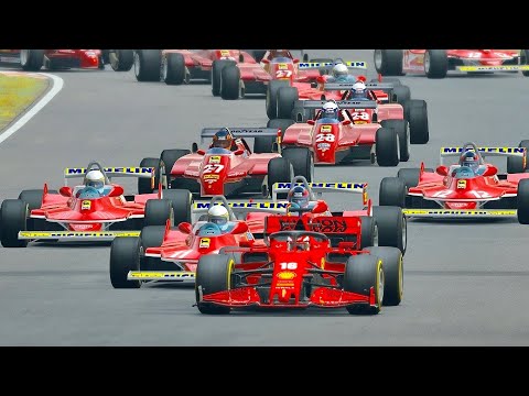 Ferrari F1 2020 vs Ferrari F1 1979/82 at Imola