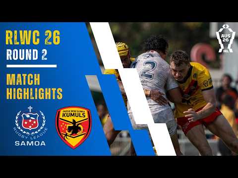 RLWC 2026  | PNG Kumuls Vs Toa Samoa | Match Highlights  |  2026