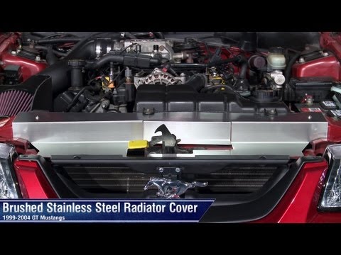 Mustang Brushed Stainless Steel Radiator Cover (99-04 GT, Mach 1 or 99-01 Cobra) Review