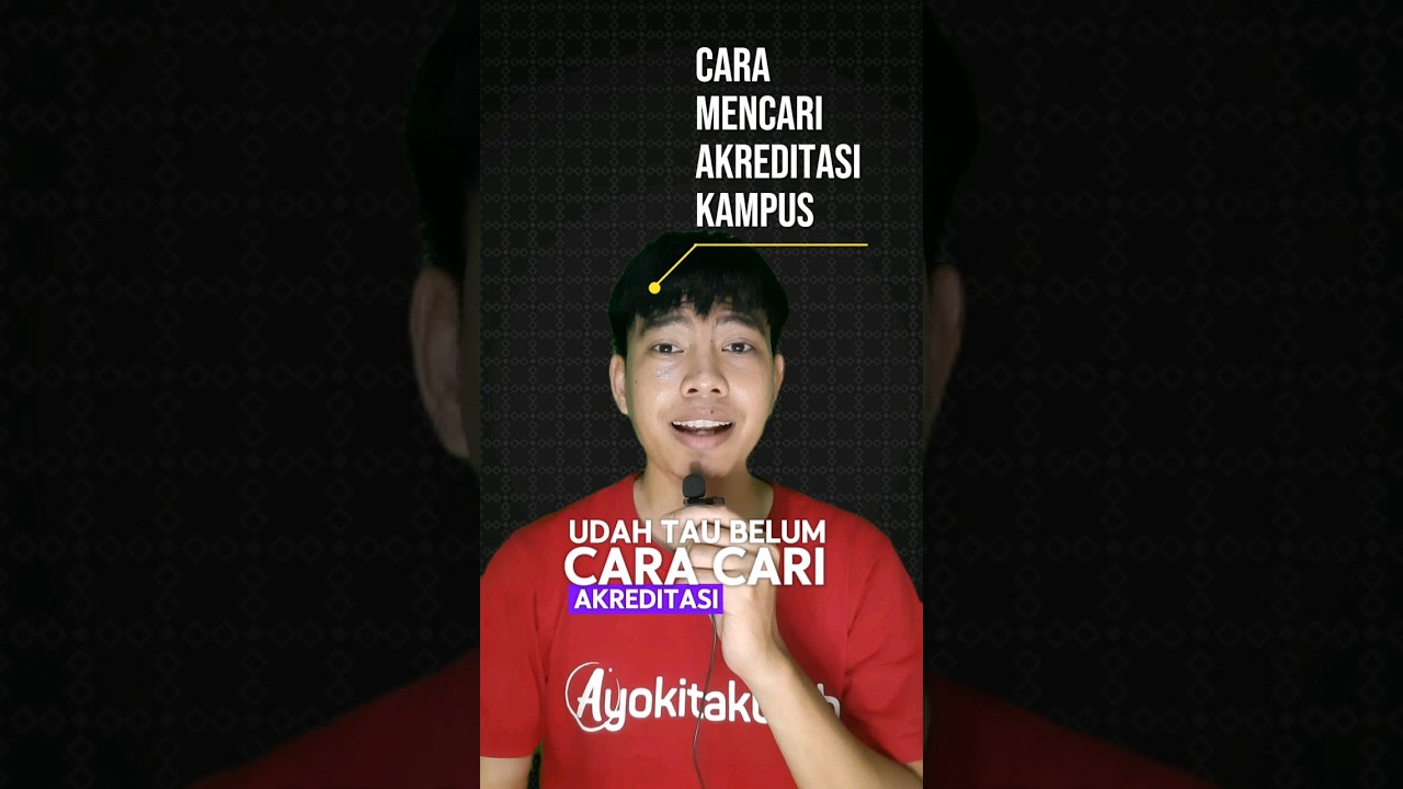 CARA MENCARI AKREDITASI KAMPUS #mahasiswabaru #kuliah