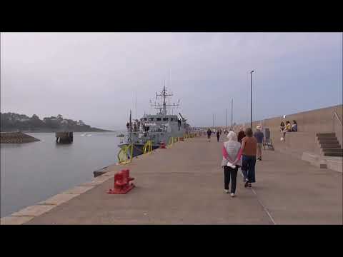 Minehunter HMS Ramsay Visits Bangor Harbour