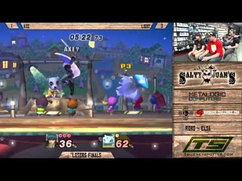 SJ2 - Axe(Marth) vs. Light(Peach) - Losers Finals - Project M