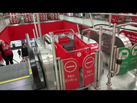 Cart Escalator in Target