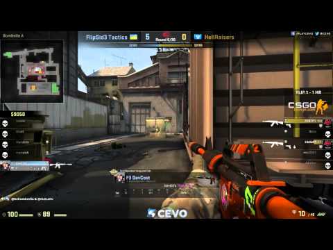 FlipSid3 Tactics vs. HellRaisers - Game 3 (CEVO-P Placement Tournament CS:GO Season 8)