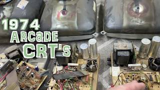 Piecing Together A 1974 B&W CRT Monitor For This Midway Arcade Game....