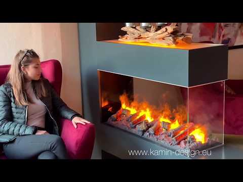 Raumteilerkamin Dimplex ASPECT SPlan-21L100 als Elektrokamin oder Ethanolkamin TÜV-geprüft