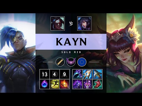 Kayn Mid vs Ahri - EUW Master Patch 25.13