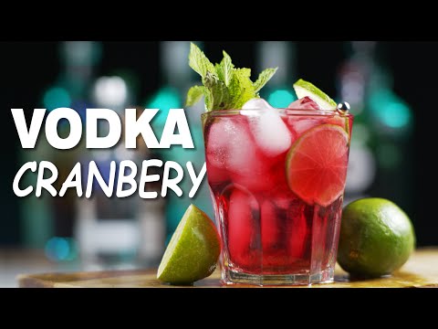 How to Make Cranberry Vodka Cocktail. Drink Ingredients and Recipe.