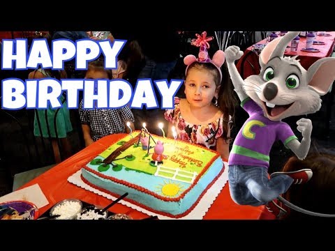 5th Birthday Party at Chuck E Cheeses for Adriana!