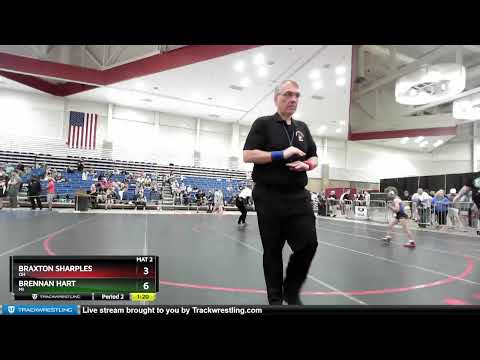 63 Lbs Round 2 - Braxton Sharples, OH Vs Brennan Hart, MI F79f