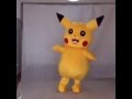 High Quality Japanese Cartoon Anime Pokemon Pikachu Mascot Costume Fancy Dress Outfit