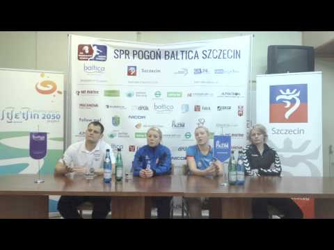 Konferencja prasowa po meczu SPR Pogoń Baltica Szczecin - EKS Start Elbląg