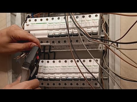 RCD, Fi-sklopka sa automatskim osiguracima.Connecting RCD Switch with automatic fuses..