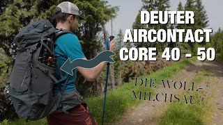 Schwer wie ein Rind und funktional wie ein Leatherman? - DEUTER Aircontact Core 40+10 TEST